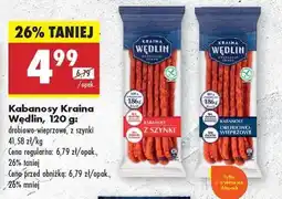 Biedronka Kabanosy Kraina Wędlin 120 g oferta