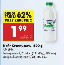 Biedronka Kefir Krasnystaw, 420 g oferta