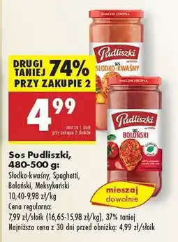 Biedronka Sos Pudliszki, 480-500 g oferta