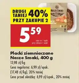 Biedronka Placki ziemniaczane Nasze Smaki, 400 g oferta