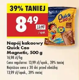 Biedronka Napój kakaowy Quick Cao Magnetic 500 g oferta