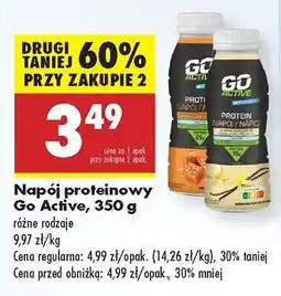 Biedronka Napój proteinowy Go Active, 350 g oferta