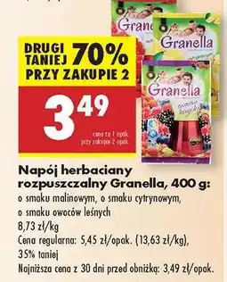 Biedronka Napój herbaciany rozpuszczalny Granella, 400 g oferta