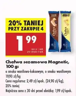 Biedronka Chałwa sezamowa Magnetic, 100 g oferta