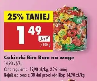 Biedronka Cukierki Bim Bom na wage oferta