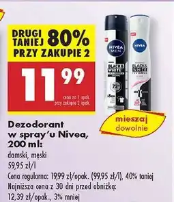 Biedronka Dezodorant w spray'u NIVEA , 200 ml oferta