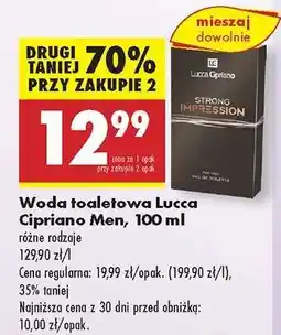 Biedronka Woda toaletowa Lucca Cipriano Men , 100 ml oferta