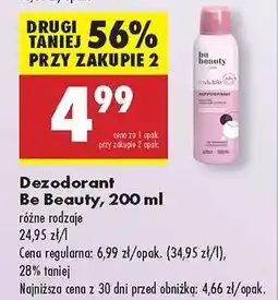 Biedronka Dezodorant Be Beauty, 200 ml oferta