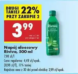 Biedronka Napój aloesowy Riviva, 500 ml oferta