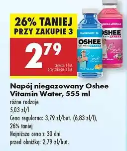 Biedronka Napój niegazowany Oshee Vitamin Water, 555 ml oferta