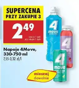 Biedronka Napoje 4Move, 330-750 ml oferta