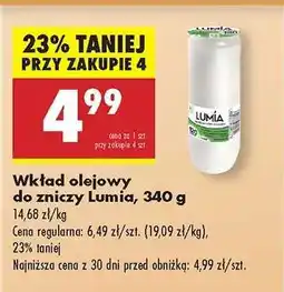 Biedronka Wkład olejowy do zniczy Lumia , 340 g oferta