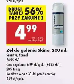 Biedronka Żel do golenia Skino, 200 ml oferta