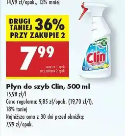 Biedronka Płyn do szyb Clin 500 ml oferta