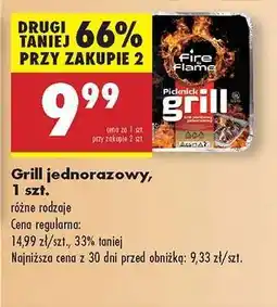 Biedronka Grill jednorazowy 1 szt oferta