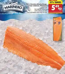 Biedronka Filet z łososia atlantyckiego porcja rodzinna Marinero oferta