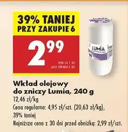 Biedronka Wkład olejowy do zniczy Lumia 240 g oferta