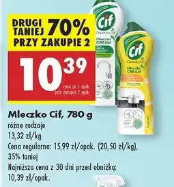 Biedronka Mleczko Cif, 780 g oferta