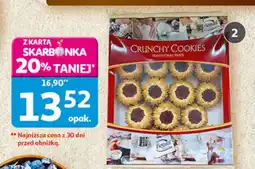 Auchan Ciastka słoneczka kruche z marmoladą Bogutti oferta