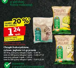 Auchan Chrupki kukurydziane, ryżowe, jaglane lub gryczane Auchan oferta
