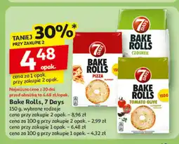 Auchan Pieczywo chrupkie Bake Rolls 7 Days oferta
