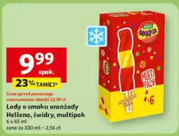 Auchan Lody o smaku oranżady Hellena oferta