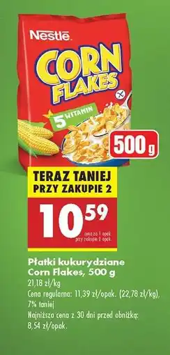 Biedronka Płatki kukurydziane Corn Flakes , 500 g oferta