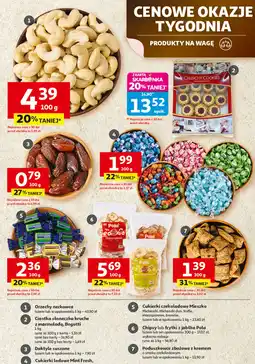 Auchan Poduszkowce zbożowe z kremem o smaku czekoladowym Auchan oferta