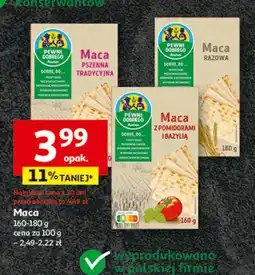 Auchan Maca pszenna tradycyjna Pewni Dobrego oferta
