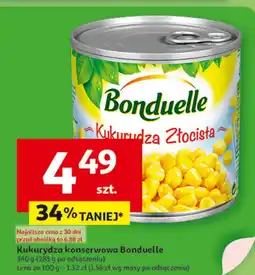 Auchan Kukurydza konserwowa Bonduelle oferta