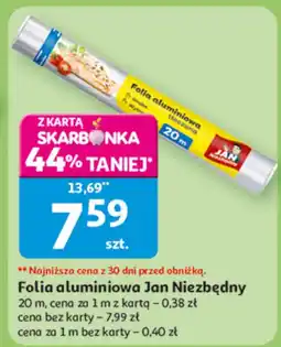 Auchan Folia aluminiowa Jan Niezbędny oferta