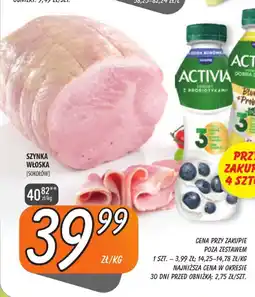Społem Szczecin Szynka Włoska oferta