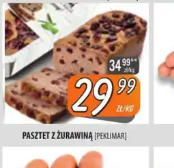Społem Szczecin Pasztet z żurawiną oferta