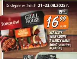 Społem Szczecin Szaszłyk wieprzowy z warzywami oferta