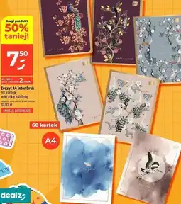 Dealz Zeszyt a4/60 k kratka Interdruk oferta