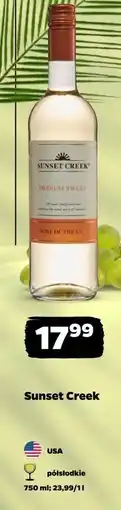 Netto Wino Sunset Creek Medium Sweet oferta