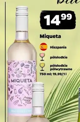 Netto Wino półsłodkie Miqueta oferta