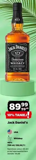 Netto Whiskey Jack Daniel's Old No. 7 oferta