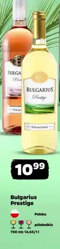Netto Wino Bulgarius Prestige Semi Sweet oferta