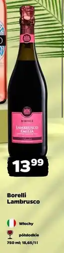 Netto Wino Borelli Lambrusco Emilia oferta
