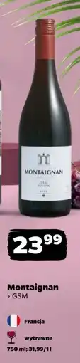 Netto Wino wytrawne Montaignan Gsm oferta