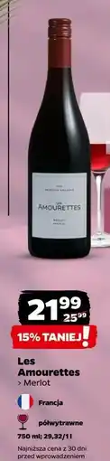 Netto Wino półwytrawne merlot Les Amourettes oferta