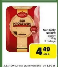 Carrefour Express Ser zółty królewski plastry Sierpc oferta