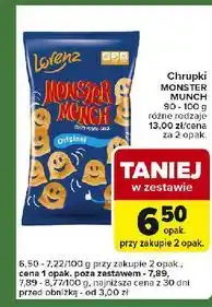 Carrefour Express Chrupki original Lorenz Monster Munch oferta
