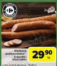 Carrefour Express Kiełbasa podwawelska Nasza Wędzarnia Carrefour oferta