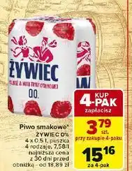 Carrefour Express Piwo Żywiec Malinaż oferta