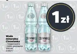 Netto Woda lekko gazowana Cisowianka oferta