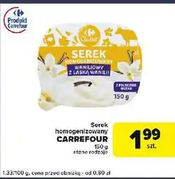 Globi Serek wanilia Carrefour oferta