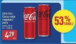 ALDI Napój Coca-Cola Zero oferta