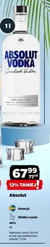 Netto Wódka Absolut Vodka oferta